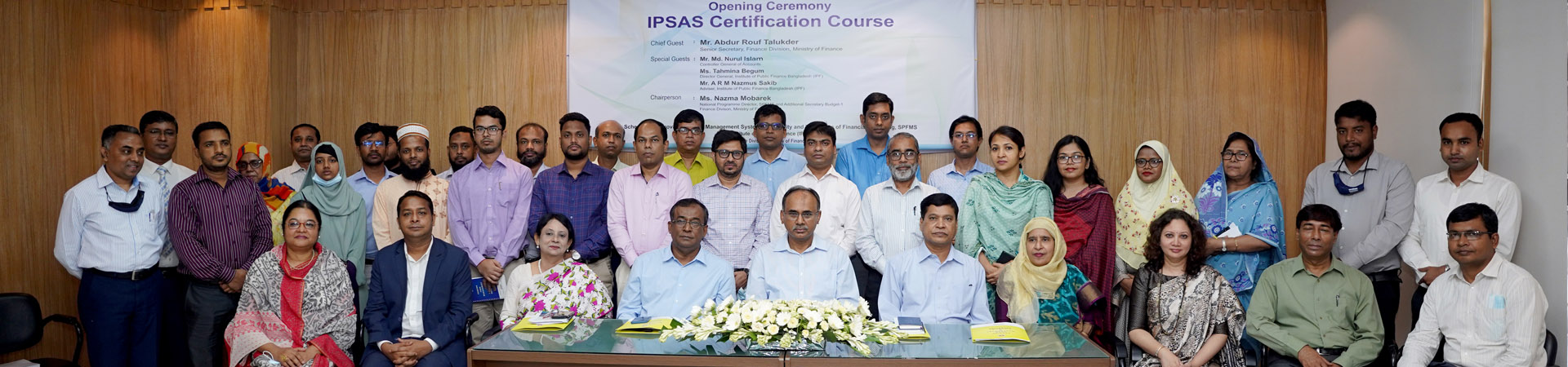 Opening Ceremony of IPSAS Certification Course